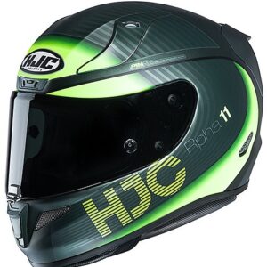 CASCO HJC RPHA 11 BINE NERO VERDE
