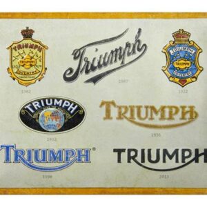INSEGNA DI METALLO TRIUMPH