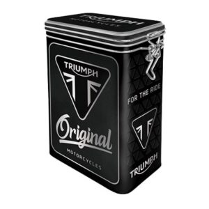 LATTA ORIGINALE TRIUMPH CON CHIUSURA A CLIP