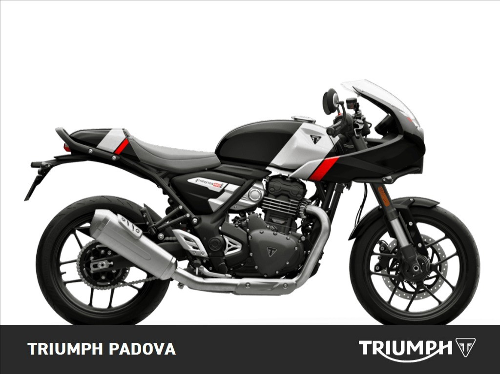TRIUMPH Thruxton 400 Phantom Black / Aluminium Silver Abs - 2026